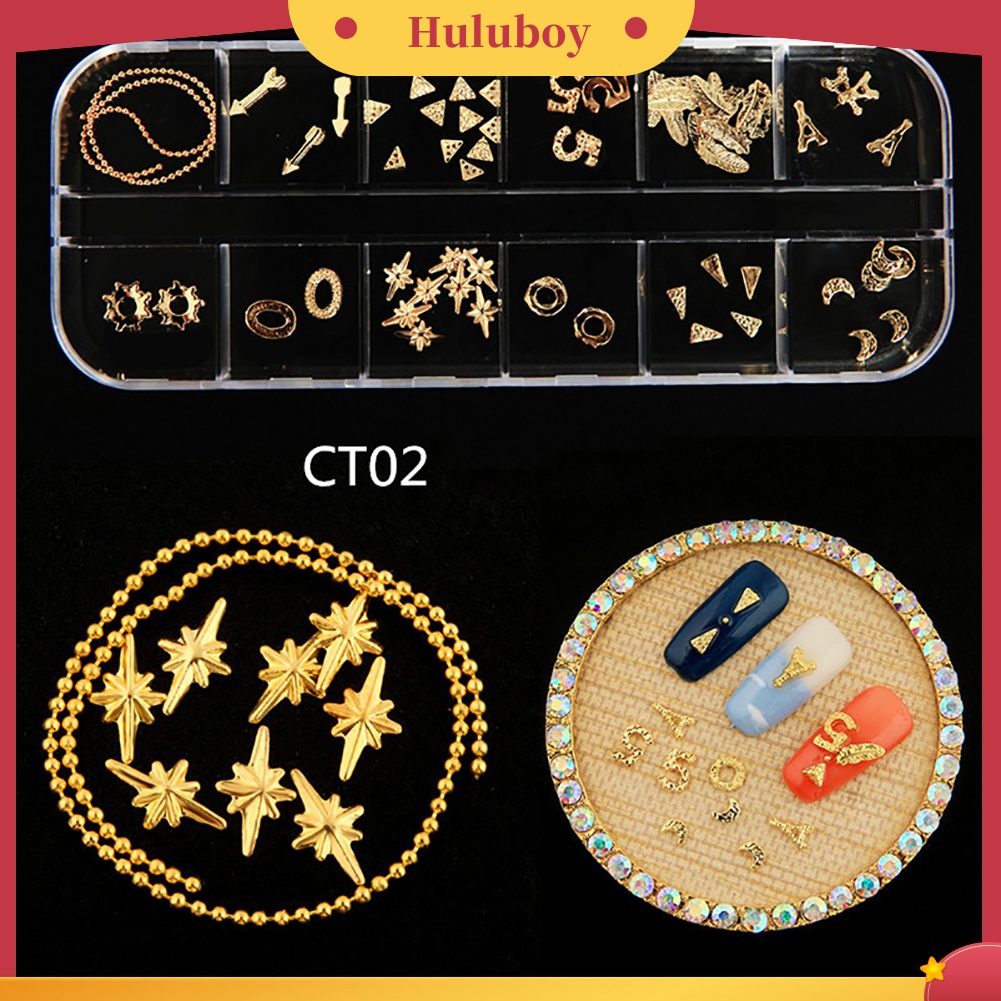 Huluboy Huluboy♡ Payet Berlian Imitasi Berkilau Untuk Dekorasi Manicure DIY