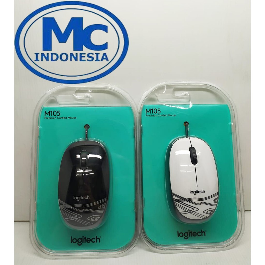 Mouse Logitech Wired Optical M105 USB High Quality