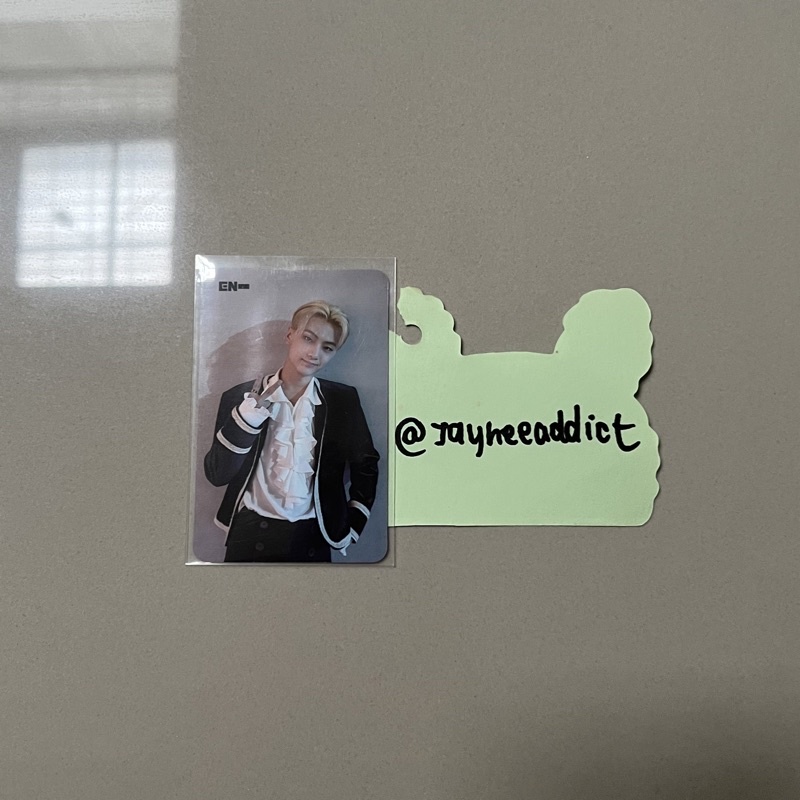 Enhypen Jay yizhiyu pt 2 yzy lucky draw ld bdo bdc photocard pc