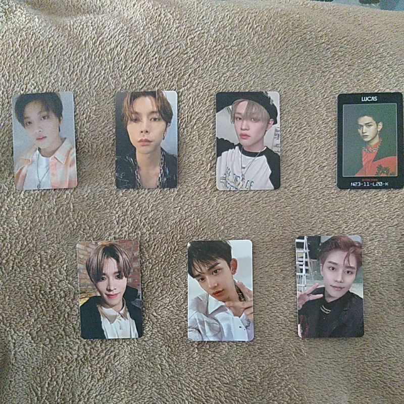 NCT OFFICIAL PC PHOTOCARD - Ac Lucas Taeil Kihno Arr Johnny T ver Chenle Boring Haechan Boring Yuta 
