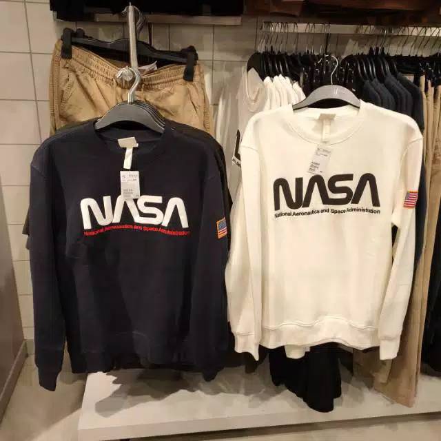  KAOS  PANJANG  PRIA H M  NASA Shopee Indonesia