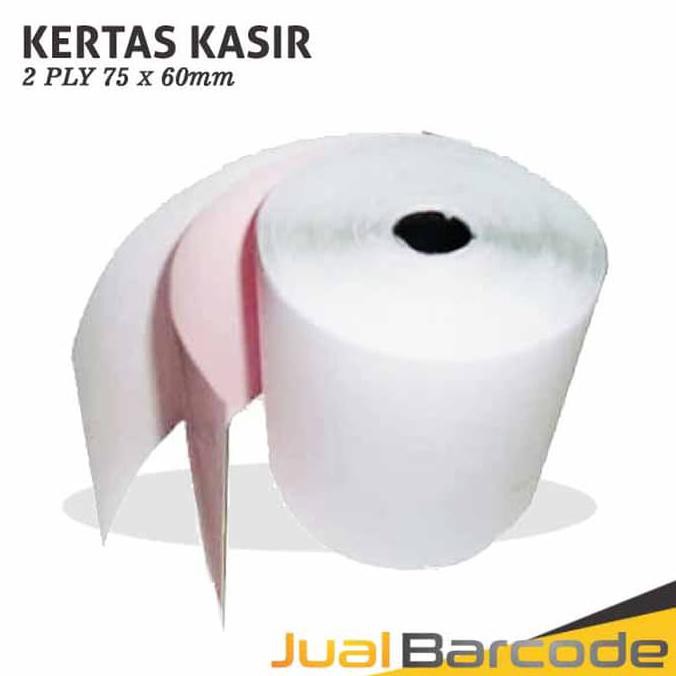 

Favorit] Kertas Struk Kasir 75 X 60 Mm - 2Ply - Rangkap 2