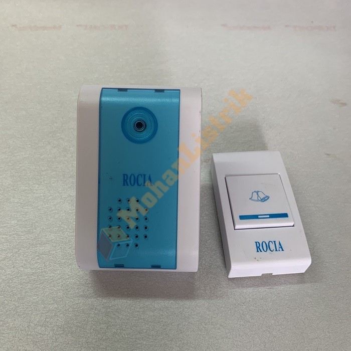 Bel Pintu Rumah Wireless Rocia 100m Door Bell Single