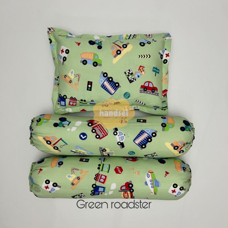 SARUNG BANTAL GULING BAYI KATUN-Green roadster
