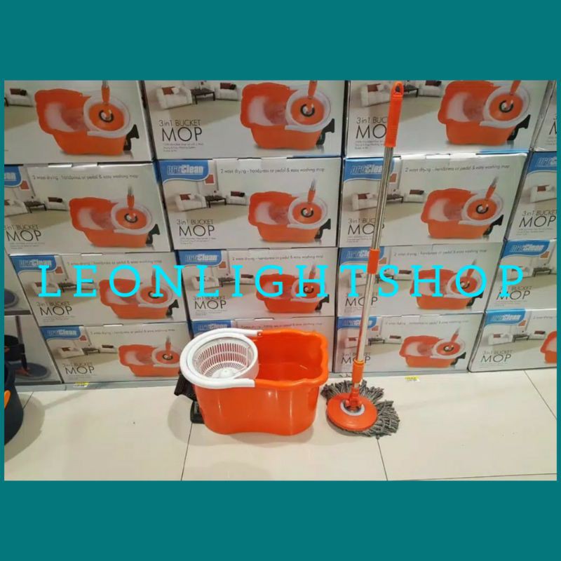 ACE PROCLEAN 3IN1 BUCKET MOP SPIN/SET ALAT PEL PUTAR/PROCLEAN BUCKET MOP SPIN/MOP SET ALAT PEL PUTAR