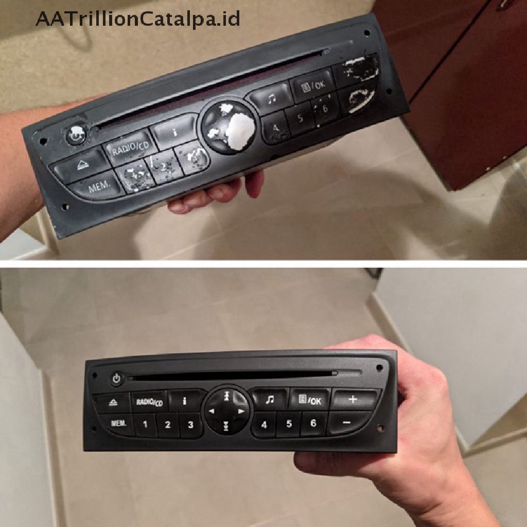 Aatrillioncatalpa Stiker Tombol Cdradio 16 Tombol Untuk Reparasi Mobil