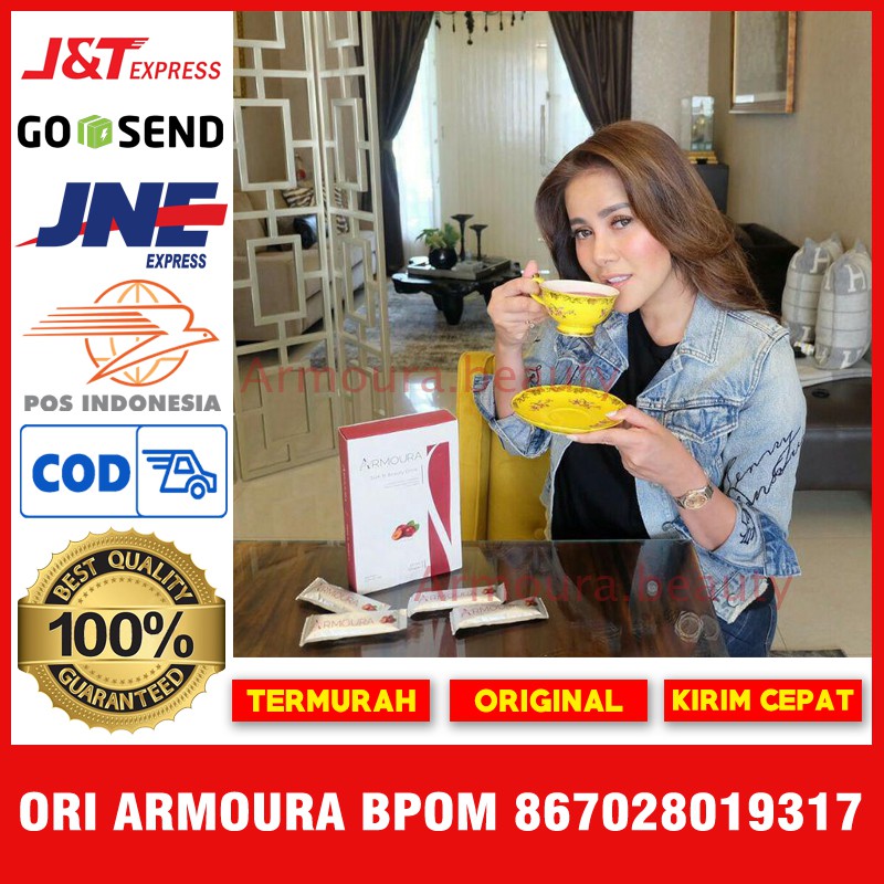 4 Box Armoura beauty drink minuman diet pelangsing penurun berat badan 100% Ekstrak Buah Plum