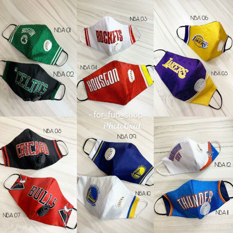 Masker Stylish NBA Series