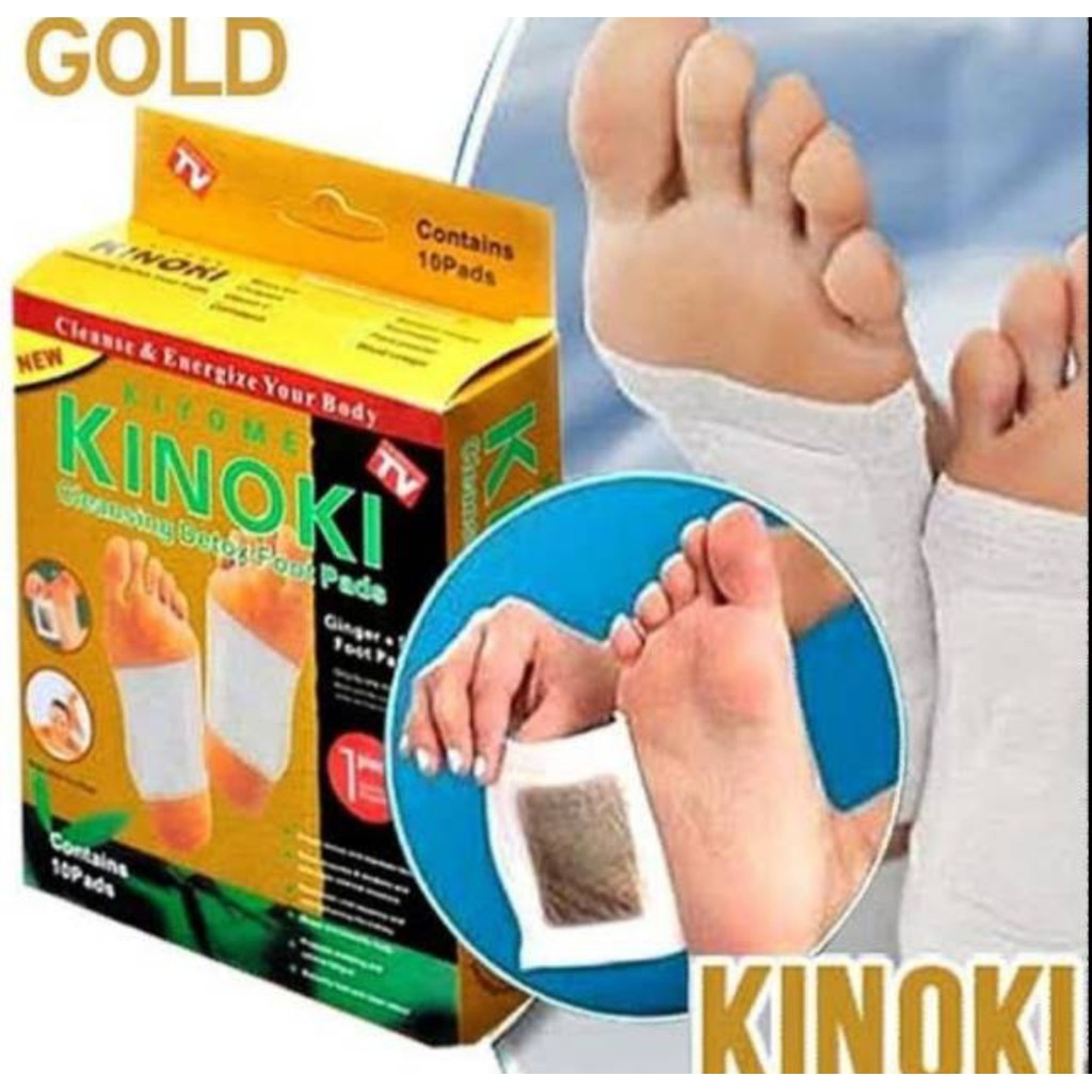 Kinoki Gold Detox Kesehatan / Koyo Kaki Herbal Harga per Box