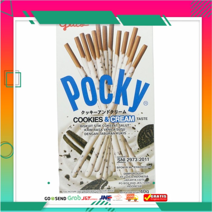 

Glico Pocky Cookies & Cream 40 g