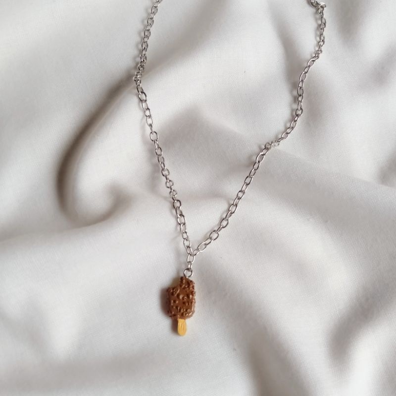 Popsicles Necklace Amorva Ice Cream Necklace Kalung Es Krim Lolipop Aesthetic Y2k Necklace Cute Neck