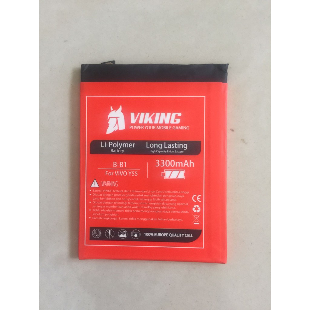 Baterai Viking 3300mAh Vivo Y55 - B- B1KD - 112808 - Batere baterei DOUBLE POWER