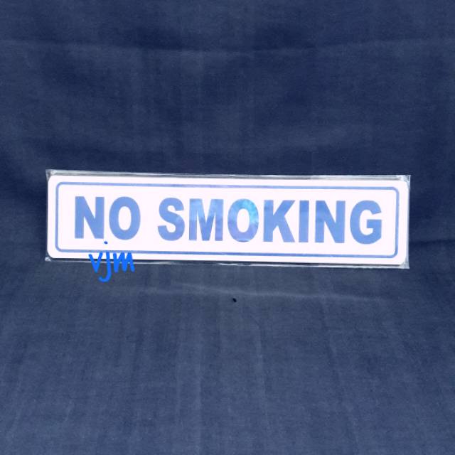 

Plat Acrylic NO SMOKING (19,5x4,5cm)