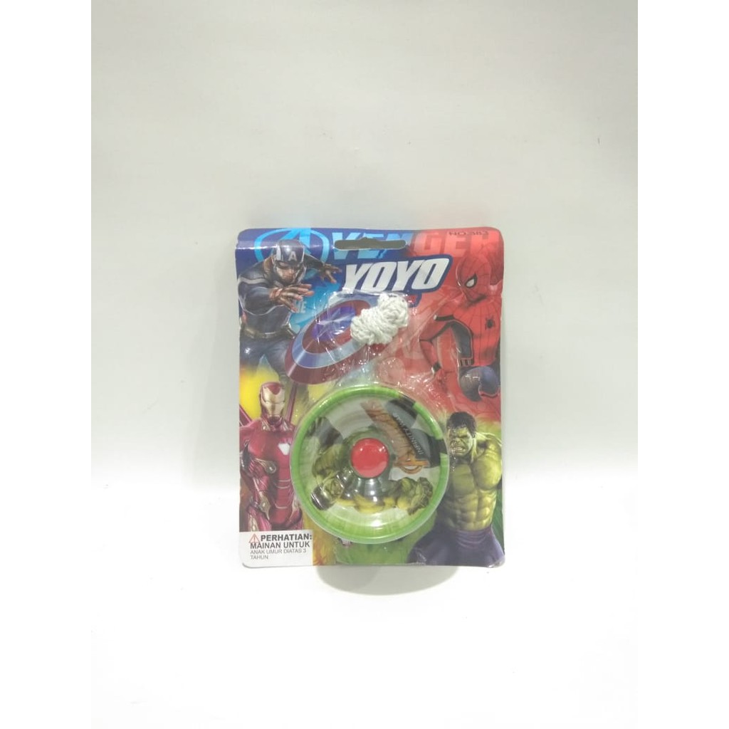 Mainan anak yoyo metal - yoyo motif avengers murah - 383 / 3011G / 858