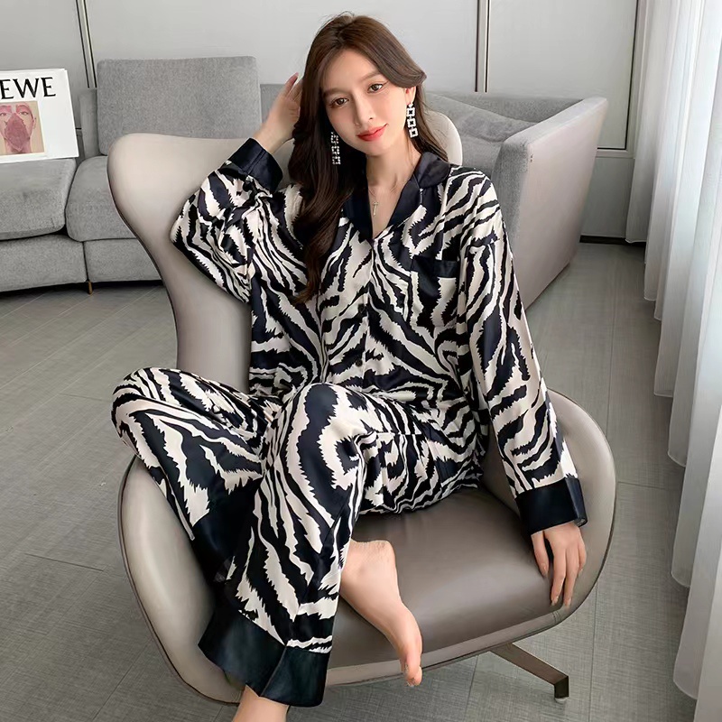 Baru Korea Wanita Piyama/Zebra Print Homewear Set