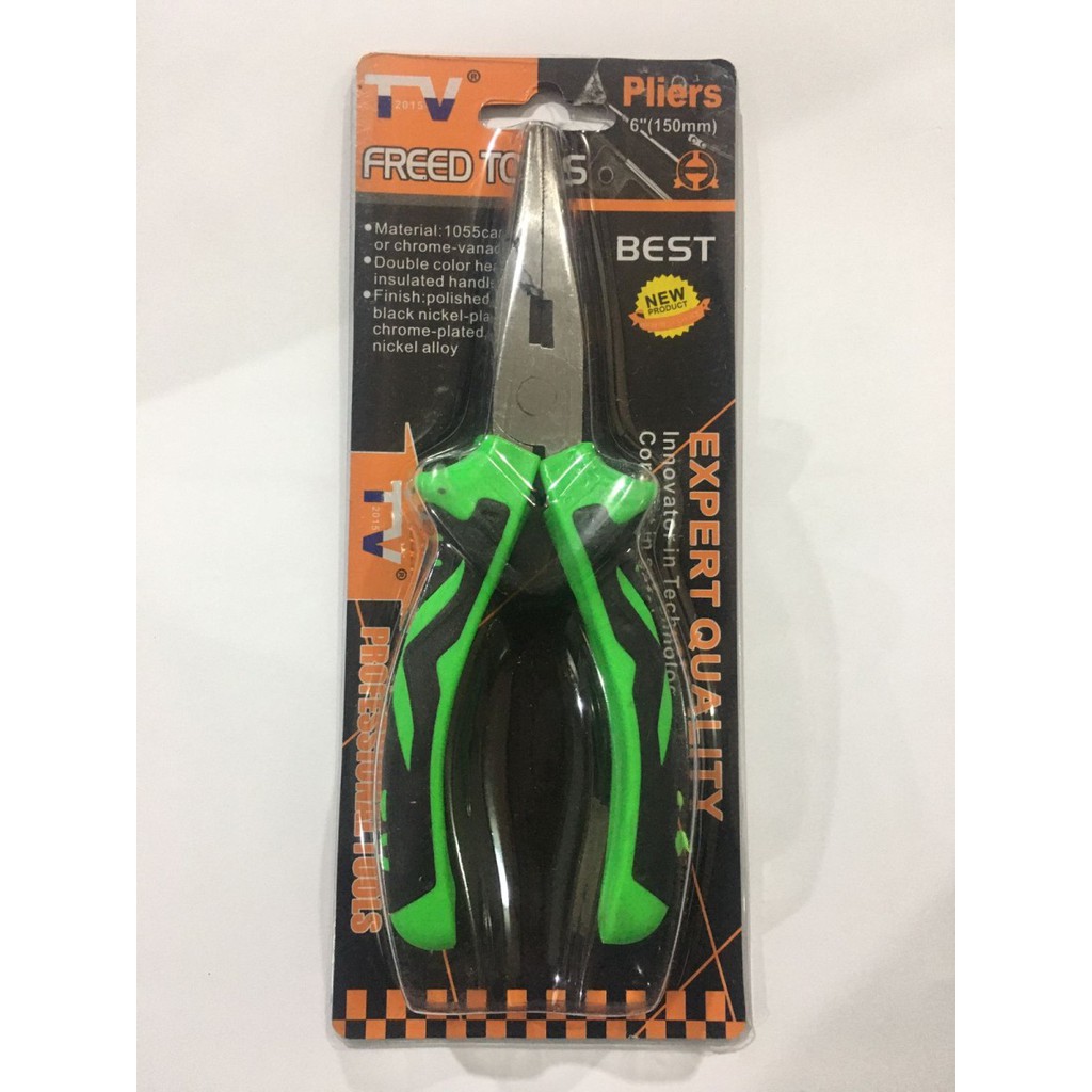 FREED Tang Lancip 6 inch Long Nose Pliers