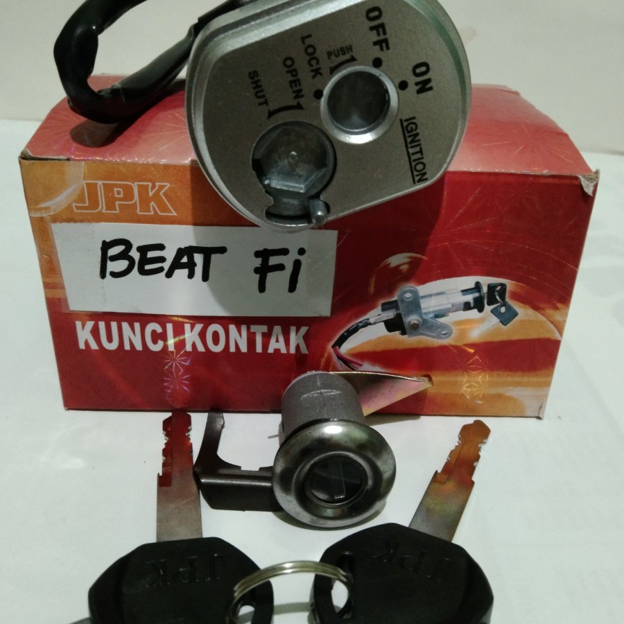 KUNCI KONTAK SET BEAT FI TAHUN 2012-2016 + KUNCI JOK BELAKANG( JPK)