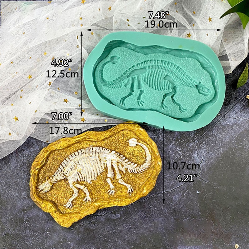 Siy Cetakan Fosil Dinosaurus Diy Bahan Silica Gel Untuk Hadiah Keluargateman