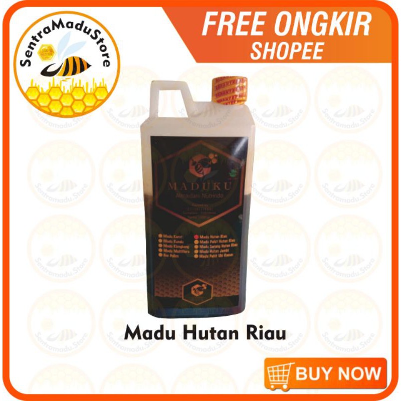 

Madu Asli Hutan Riau / Asli / Murni / Original 600gr Maduku