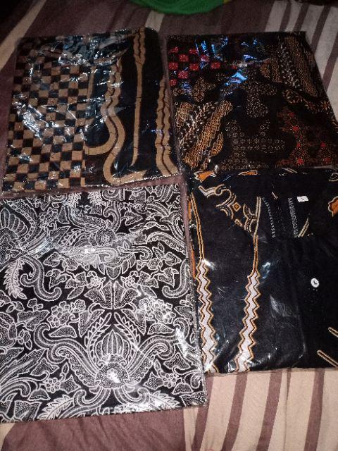 Batik Tunik Shibori Jumputan Terbaru All Size 106cm / Hrb026 Yelbor Navbor / Biru Putih / Original..