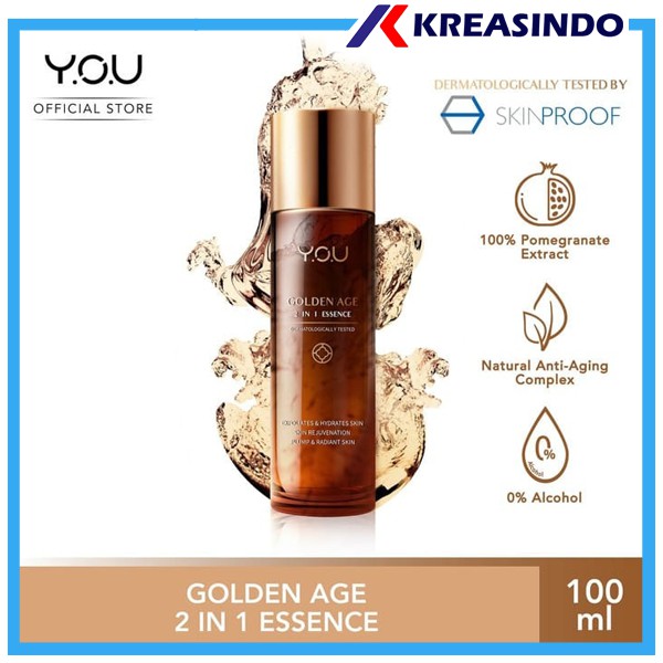 YOU Golden Age 2 in 1 Essence 100ml Original Resmi