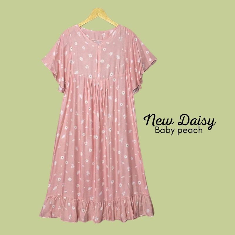 Daster Lily bumil busui friendly / Daster kekinian viral etnik Tasik / Daster Long katun rayon premium / daster korea midi home dress