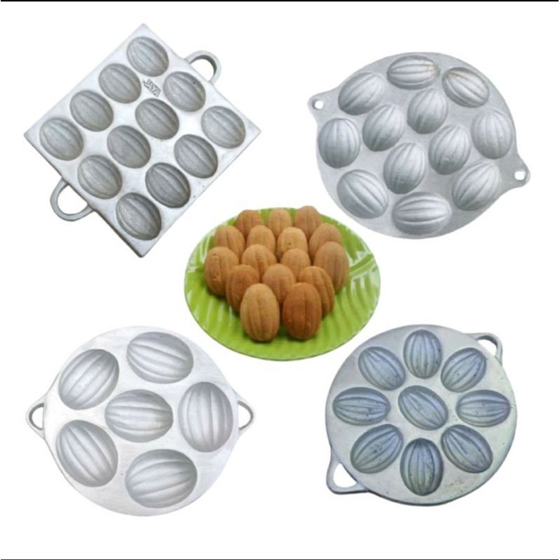 Cetakan Kue Bolu Kumbang Ketapang Belimbing Gratis Sutil Kue, Cetakan Kue Kering Plemben bolu kering