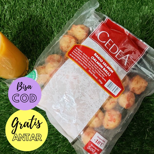 

Frozen Food Bakso Salmon (Salmon Ball) CEDEA 500gr