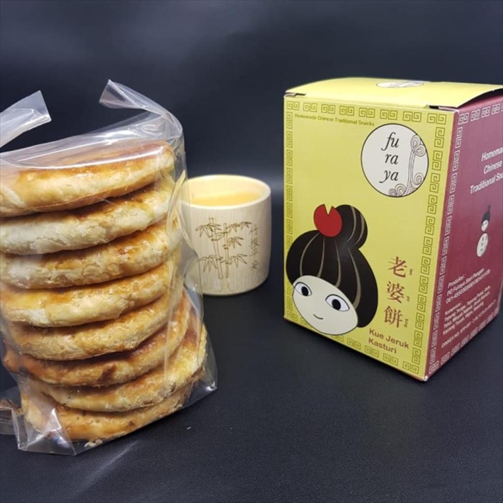 

Pia Jeruk Kasturi Furaya Medan/Cemilan kue tradisional/oleh oleh Medan