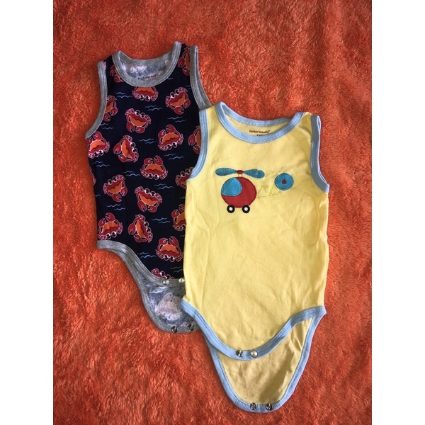 PRELOVED Bodysuit Jumper Bayi tanpa lengan Carter’s Bluefly