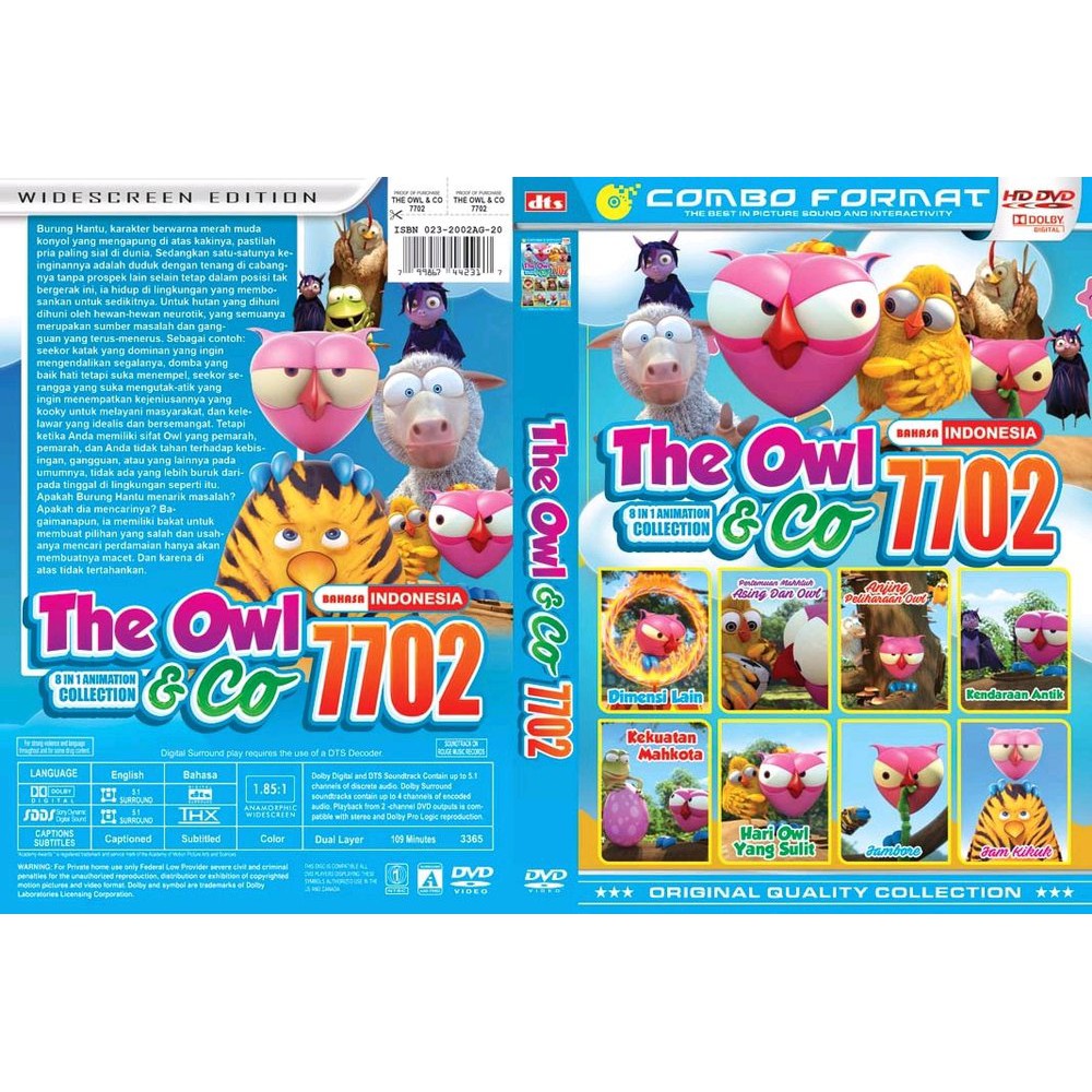 NEW DVD FILM ANAK THE OWL COLLECTION Bahasa Indonesia TERLARIS Shopee Indonesia
