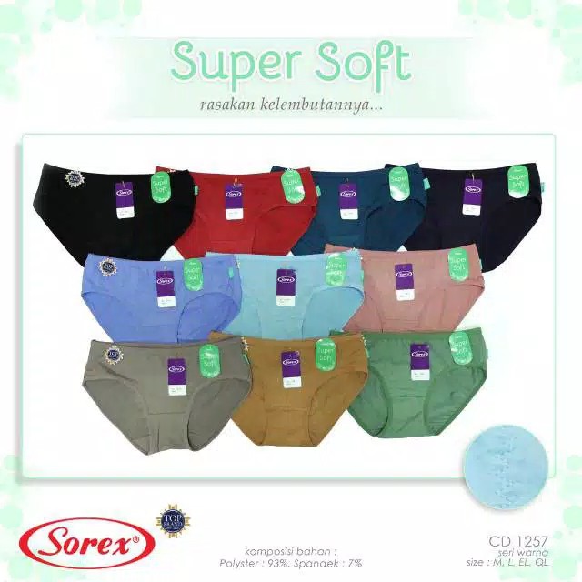 Sorex CD Wanita 1257 Super Soft Lembut Nyaman Dipakai