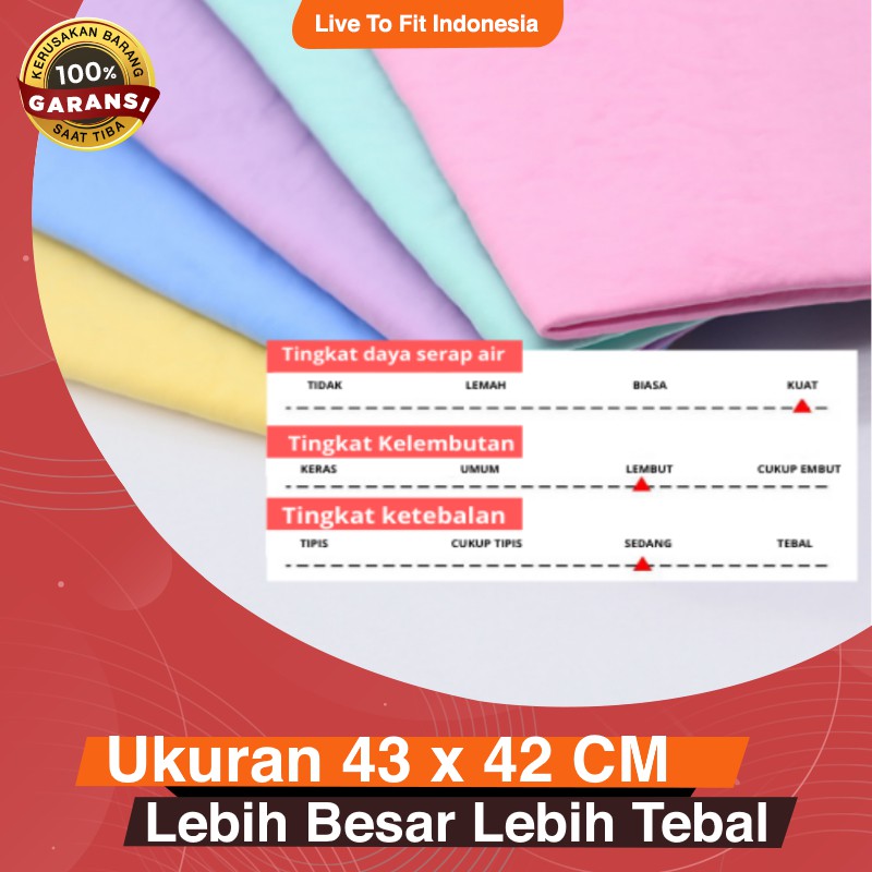 Kain Lap Serbet Dapur Kanebo Plas Chamois aoin Serat Sintetis Polos Murah Original GRATIS ONGKIR COD