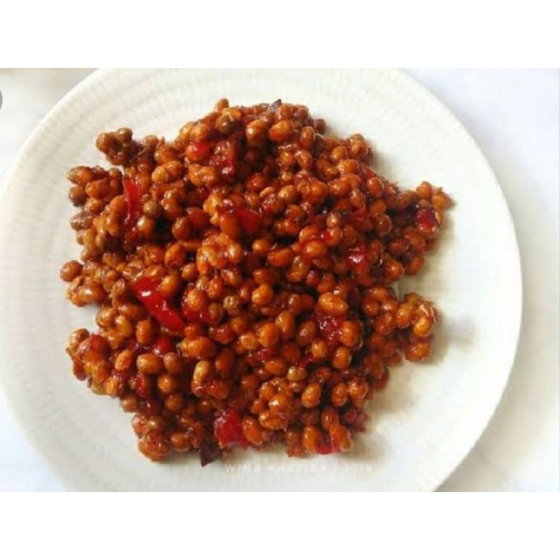 

kacang kedelai goreng asam manis