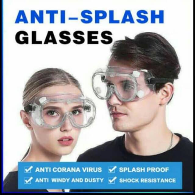 Kacamata Goggle Anti Fog / Kacamata Anti Corona / Kacamata APD / Safety Goggle / Kacamata Pelindung