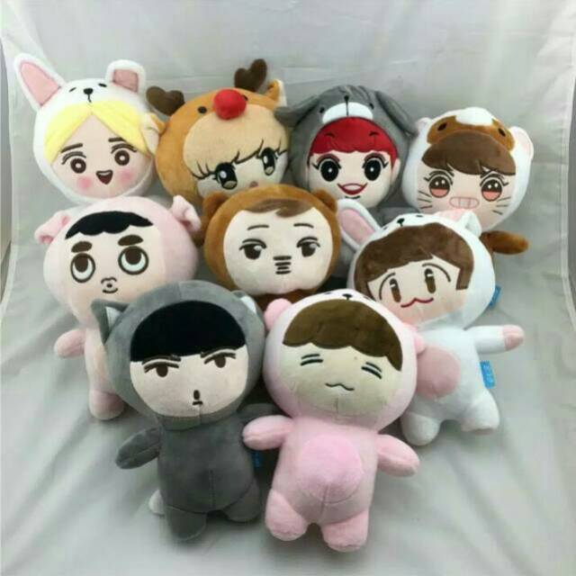 READY BONEKA EXO EXO DOLL ANIMAL KPOP BONEKA SEHUN KAI 