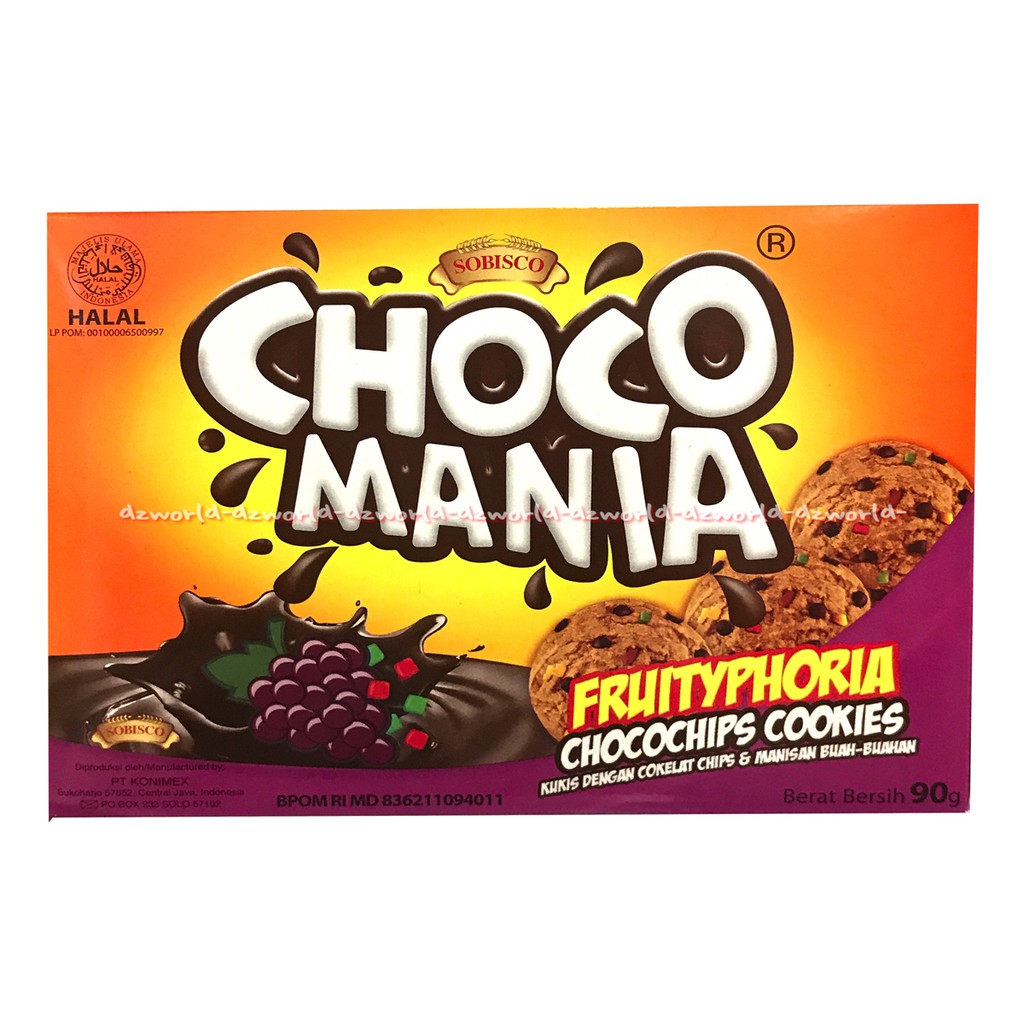 Choco Mania Rich Chocolate Cheese 68gr Cookies Kukis Coklat Dengan Coklat Keju Chips Coco Maniak