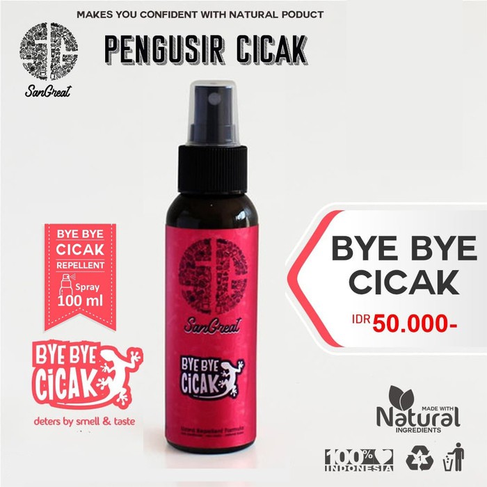 BBCicak GEL dan SPRAY - Paket Pengusir Cicak Gel dan Spray
