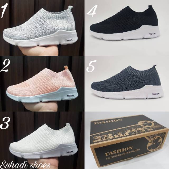 Sepatu New Fashion Slip'on Woman - New Fashion Slip'on Woman - Sepatu Slip'on Woman