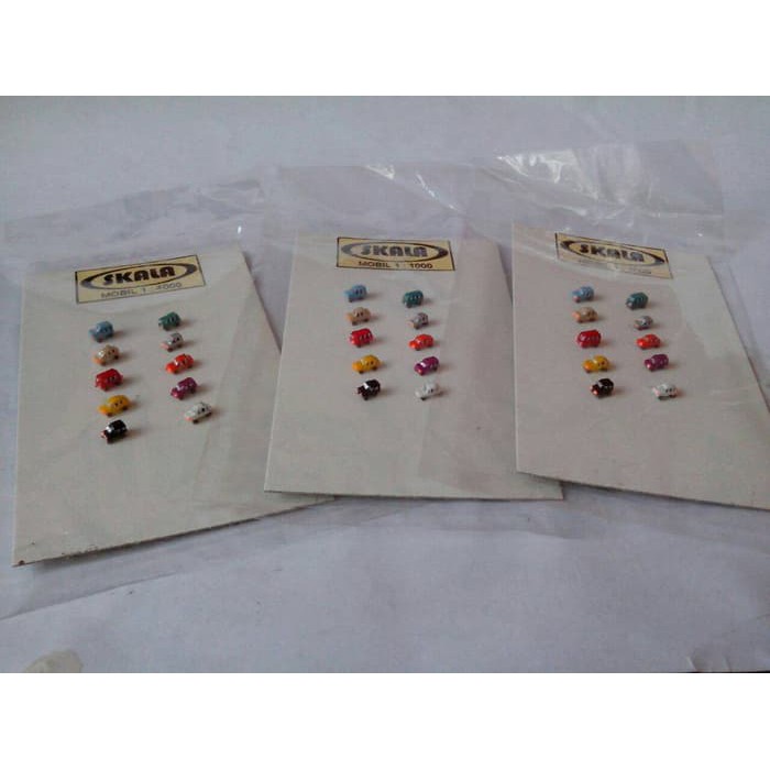 Asesoris Miniatur Bangunan&#40-Maket&#41- mobil skala 1 : 1000