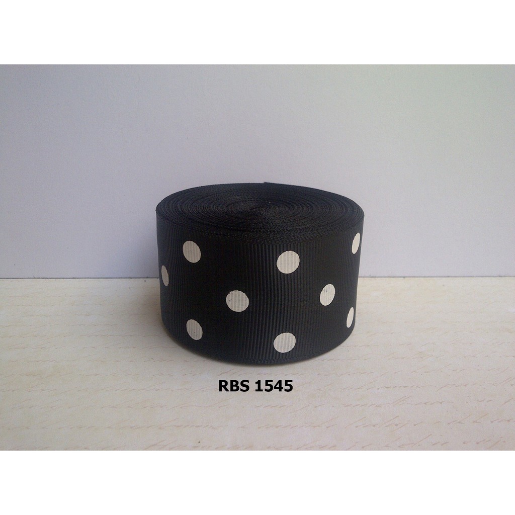 

[10 YARD] PITA GROSGRAIN MOTIF POLKADOT SALE RBS 1545