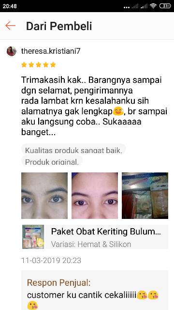 Paket Obat Keriting Bulumata/ Lash Lift Kit Meisheng Original