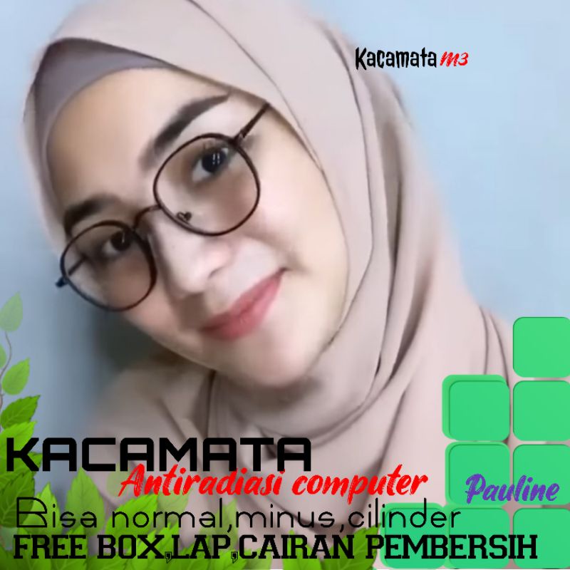 kacamata lensa antiradiasi computer tv hp laptop bisa normal minus plus cilinder tergantung permintaan sampai minus 5 cyl 2 harga masih sama tulis saja pesanan kaka di catatan saat order free box lap cairan pembersih kode 2261 size 52-18-138