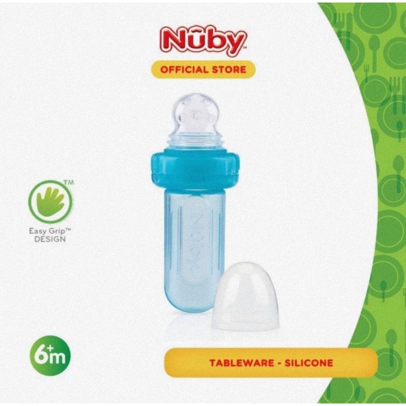 Nuby Mini Squeeze Feeder With Case - Alat Makan Bayi