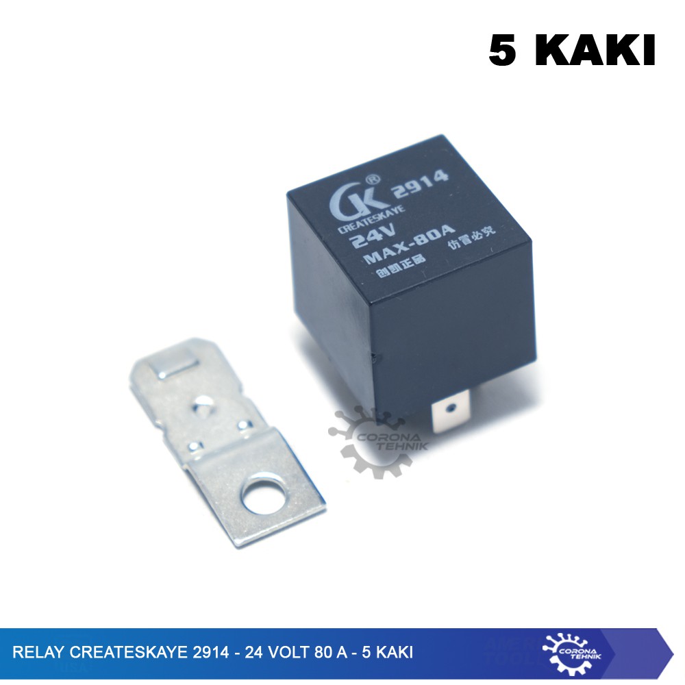 5 Kaki - Relay Createskaye 2914 - 24 Volt 80 A