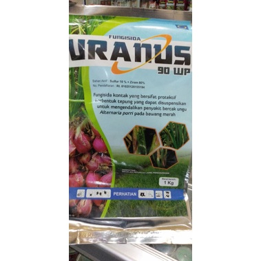 Fungisida Uranus 90 Wp ( sulfur 10% + ziram 80%) kmsn 1 kg