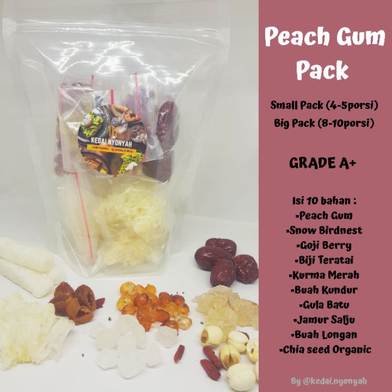 

Paket peach gum premium