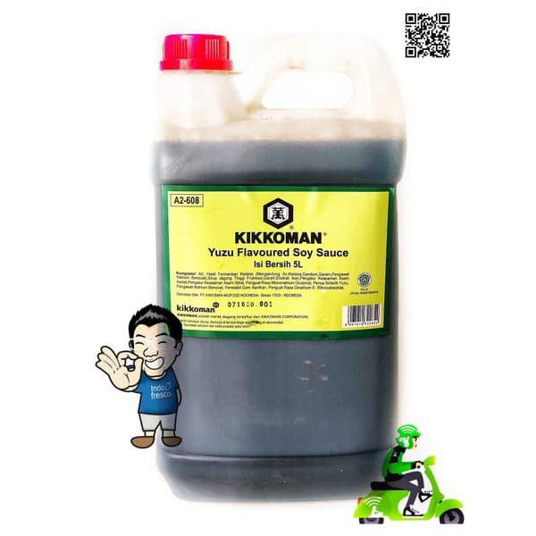 

PROMO KIKKOMAN YUZU FLAVOURED SOY SAUCE- BUMBU SAUS YUZU HALAL 5L- GOSEND TERMURAH