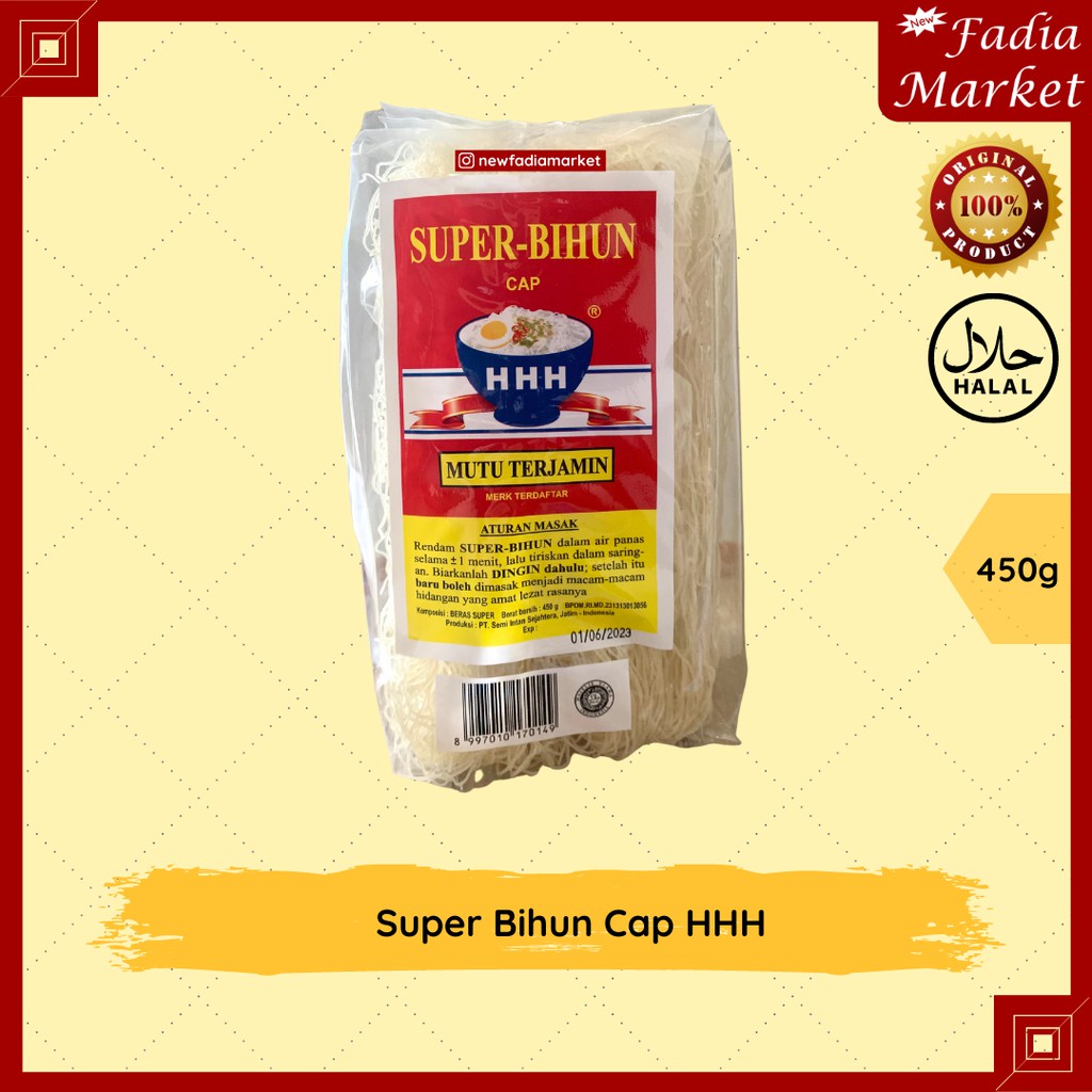 

Super Bihun Beras Cap HHH 450g