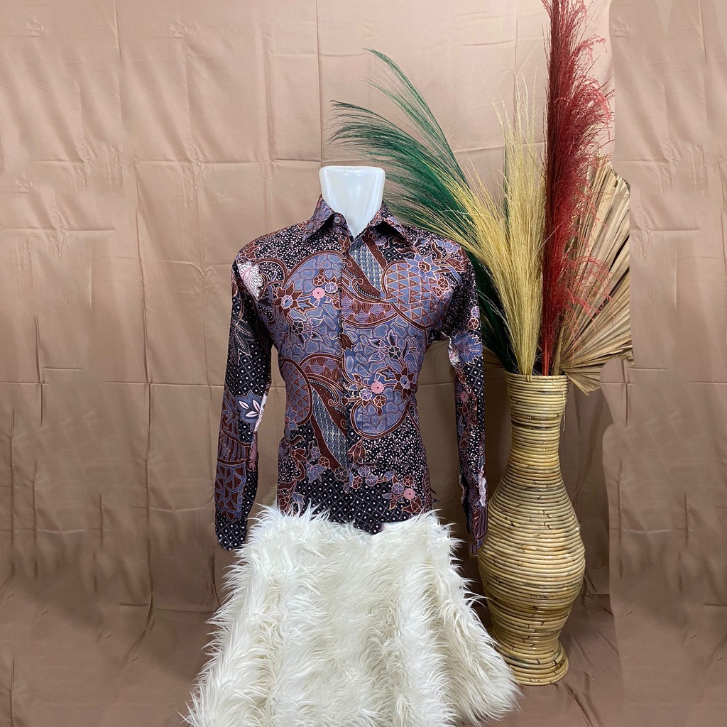 KEMEJA PANJANG BATIK-KEMEJA BATIK KEBAYA-KEMEJA BATIK LENGAN PANJANG